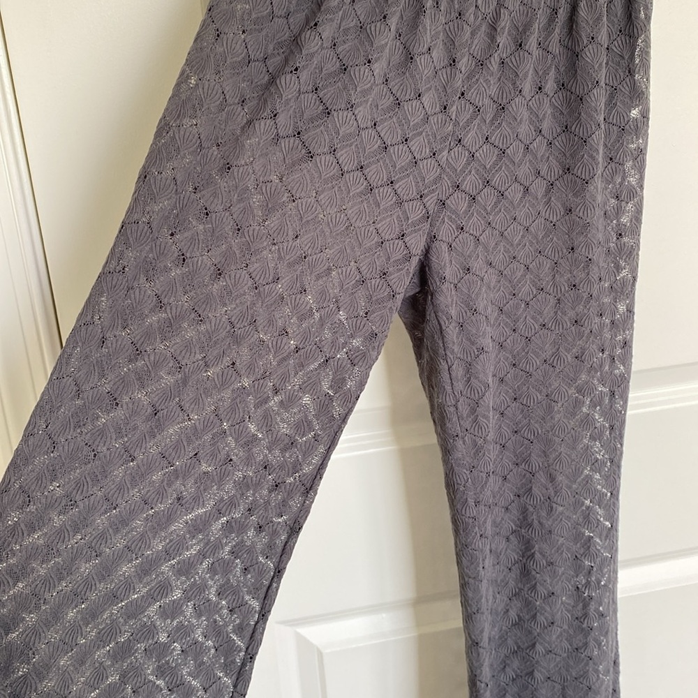 Free People Crochet Flare Pants - Picture 3 of 10